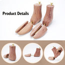 Cedar Wood Boot Trees for Men and Women, Adjustable Shoe Shaper to Maintain Leather Boot Shape, Reduce Creases — 6
