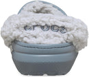 Crocs Unisex-Adult Classic Fleece Lined Clogs, Fuzzy Slippers for Women and Men | 12 Women/10 Men | Concrete — 2