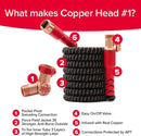 Pocket Hose Copper Head 50 FT Expandable Garden Hose, Pocket Pivot, Nozzle — 3
