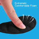 Back of Heel Cushion Pads, Adhesive Heel Grips Inserts for Boots, Loose Shoes Too Big, Reusable Heel Guards Liners for Women Men, Improve Shoe Fit, 8PCS-Black — 4