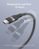 Anker Nano USB C to USB C Cable, 240W Fast Charging Cable (Black, 6ft) 4