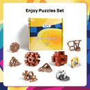 9pcs Difficulty Puzzles Gift for Adults, Teens, and Kids Brain Teaser Puzzles Game Desk Toys — 4