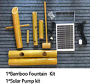 Bamboo Fountain with Pump & Solar Powered， Japanese Rocking Fountains Kit