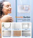 Coolpow Shower Phone Holder Waterproof Phone Holder for Shower Wall Waterproof【Anti-Fog】480°Adjustable Retractable Bathroom Phone Holder Mount Stand Water Proof Shower Case for iphone 4-7" Cellphones photo 5