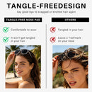KUGUAOK Tangle Free Polarized Aviator Sunglasses for Women UV Protection Sports Running Sun Glasses Unisex Shades | Xh-1pcs-gray Silver | 56 Millimeters — 4