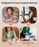 2 Pack Electric Pencil Sharpener for Classroom, Fully Automatic, LightPink | Lightpink (Pack of 2) — 7