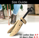 Medipaq Pine Shoe Stretchers for Men Women US Size 8-13 - 4-Way Adjustable — 6