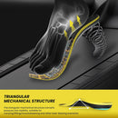 Achilles Tendonitis Insoles & Heel Pain Inserts: Dual-Layer Heel Support Inserts Cushion Impact for Achilles Tendonitis Relief & Heel Pain Relief​ - Shock Absorbing Inserts for Standing All Day - L — 5