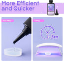 HeyClear UV Resin kit 300g Premixed UV Epoxy Resin Glue Cure for Crafts — 5
