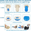 3 Layers Adjustable Orthopedic Heel Wedge Lift for Leg Length Discrepancies, Height Increase Insoles for Achilles Tendonitis, Heel Pain, Heel Cushion Cups for Heel Spur, Men and Women (Small, Beige) — 5