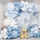 Dusty Blue Balloon Arch Kit, Baby Shower Decorations for Boy | Soft Pastel — 1