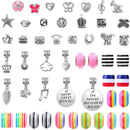 Acejoz 85 Pcs Charm Bracelet Making Kit, DIY Charm Bracelets Beads for Adults and Beginner Jewelry Making Kit — 5