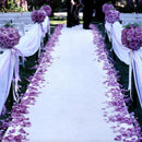 CODE FLORIST 1100 PCS Silk Rose Petals Wedding Flower Decoration (Light Purple) | Stacked 1100 pcs — 2
