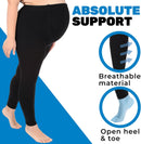 Maternity Compression Leggings for Women 20-30mmHg - Varicose Veins - A718 | XX-Large | Black — 6