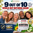 Nuturna Neuropathy Nerve Cream - Fast Acting Relief & Recovery Cream for Feet, Hands, Legs & Toes - Ultra Strength Menthol, Arnica, Aloe Vera, MSM - Non-Greasy, Soothing Comfort - 4 oz — 5