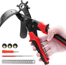Leather Hole Punch,Belt Hole Puncher for Leather, Revolving Punch Plier Kit for Watches, Handbags, Punch Tool for Belts Diameter : 4.5/4 /3.5/3/2.5/2mm. | 3 circles+3 ellipses — 1