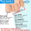 Chiroplax Toe Cap Sleeve Cushion Bunion Protector Separator, 5 Pack M 3