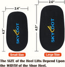 Skyfoot Orthopedic Heel Lift Inserts, Shock Absorption and Cushioning Height Increase Insoles for Achilles Tendonitis Relief, Heel Spurs, Heel Pain and Plantar Fasciitis (Large - 4/5" Thick) — 6