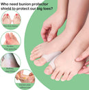 Gel Bunion Protector Shield,Bunion Cushions and Bunion Pads Relieve Foot Pain from Friction and Pressure 10 Count of Toe Protectors and Covers for Big Toe - Long Lasting Comfortable for Women and Men | 5-Pairs — 3