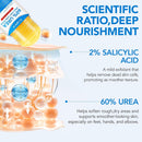 Uruses Urea Cream 60% plus Salicylic Acid 2% Urea Foot Care Stick, Foot Cream for Foot Callus Remover, Feet Moisturizer Stick for Dry Cracked Heels, Hands, Knees, Hydrating Heel Balm, Easy To Use — 3