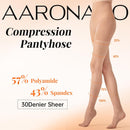 Compression Pantyhose for Women, Compression Stockings for Women | Large | Black+natural — 4