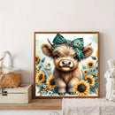 Diamond Art Painting Kits for Adults, Cow 5D Diamond Painting Dots Art Kits | JK525-A — 3