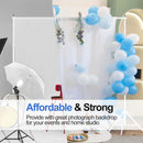 EMART Backdrop Stand 10x8.5FT Adjustable Back Drop Stand for Party -White — 6