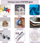 B7000 Jewelry Glue for Making, FITTDYHE 1PCS 50ML/1.69 fl oz Clear Adhesive for Rhinestone, Fabric, Multipurpose… — 5