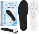 Insoles Men, 4D Cloud Insoles for Men Women with Memory Foam, US M 9-12.5 — 1