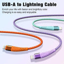 iPhone Charger Fast Charging Lightning Cable 6FT 3Pack[Apple MFi Certified] Long iPhone Charger Cord Nylon Braided USB Cable Compatible with iPhone 14/13/12 Pro Max/12Pro/11 7