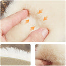 [2 Pair]Real Pure Sheepskin Luxury Insoles Sheepskin Lambswool Blended Shoe Insoles | Durable & Fluffy Perfect for Flat, Beige, [2-Pairs]US 8 — 4