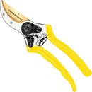 Haus & Garten ClassicPRO 8.5" Premium Titanium Bypass Garden Shears - Use as Pruners, Pruning Shears for Gardening, Hand Pruners, Handheld Garden Clippers Scissors Tool | Yellow Non Slip Soft Grips — 1