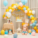 KICNIC Balloon Arch Strip Kit, 164 ft Tape Strips, 1000 Glue Point Dots | 20 Rolls — 7