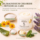 Mama-Bear Nerve Cream: Magnesium Lotion for Pain Relief with Arnica and MSM for Women and Men on Muscles Joints Feet Hands Legs - Fast Absorbing Non-Greasy 4 Oz — 4