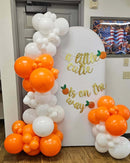 Orange and White Balloon Arch Kit, ADOINBY 140Pcs White and Orange Balloons Confetti Balloon 18 12 10 5 Inch Different Size Balloons for Baby Shower Halloween Birthday Anniversary Party Decoration — 3