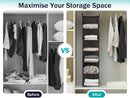 YOUDENOVA Hanging Closet Organizer, Closet Organizers and Storage, Grey — 4