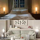 Fenmzee Bedside Table Lamps Set of 2 - Small Nightstand Lamp for Bedroom — 5