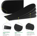 Adjustable Heel Lift Inserts- Bukihome Orthopedic Shoe Lifts,Black,1 Pair,M — 3