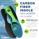 XINIFOOT Carbon Fiber Insole Performance Insoles Shock Absorbing Sport Shoe Insoles for Running, Basketball, Athletics Arch Support Inserts for Hiking Boots or Shoes — 5