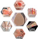 20 pcs Felt Metatarsal Pads for Women and Men, Adhesive Forefoot Pads 6