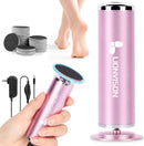 LIONVISON Electric Foot Callus Remover: Adjustable Speed Foot File - Pink — 1