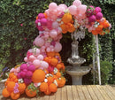 Pink and Orange Balloon Arch Kit, ADOINBY 161Pcs Hot Pink Orange Metallic Gold Latex Balloon Garland kit, 18 12 10 5 Inch Different Size Balloons for Birthday Baby Shower Wedding Party Decorations | Pink and Purple — 6