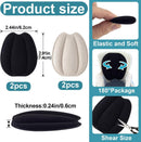 Adullpony Non-Slip Tongue Pads - Shoe Fillers for Too Big Shoes Women & Men - 4 Pairs Heel Grips Inserts for Boots, High Heels, Sneakers — 3