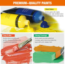 24 Colors Professional Acrylic Paint Set, Artist Paint Supplies — 2