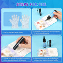 KISREL 50g UV Resin Kit with Light, Fast Curing & Bonding in Seconds — 4