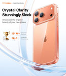 TORRAS for iPhone 17 Pro Case Crystal Clear, Upgraded Anti-Yellowing, 6.3'' — 3