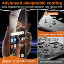 Lesakit 4+4 Pack Privacy Screen Protector for iPhone 16 Pro Max 6.9-Inch with 4 Pack Camera Lens Protector, Anti Spy Tempered Glass Film 9H Hardness Case Friendly photo 6