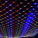 Dazzle Bright Christmas 200 LED Net Lights, 9.8 FT x 6.6 FT Connectable Mesh Lights Clear Wire with 8 Lighting Modes, Christmas Decorations for Indoor Outdoor Bush Yard Garden Decor (Multi-Colored) — 5