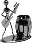 MyGift Guitar Pen Holder Desk Office Decor Gift For Men — 1