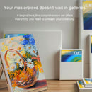 6 Pack Canvas with Tabletop Easel, Art Canvas Kit for Beginners | 6pc+easel | 1 — 2